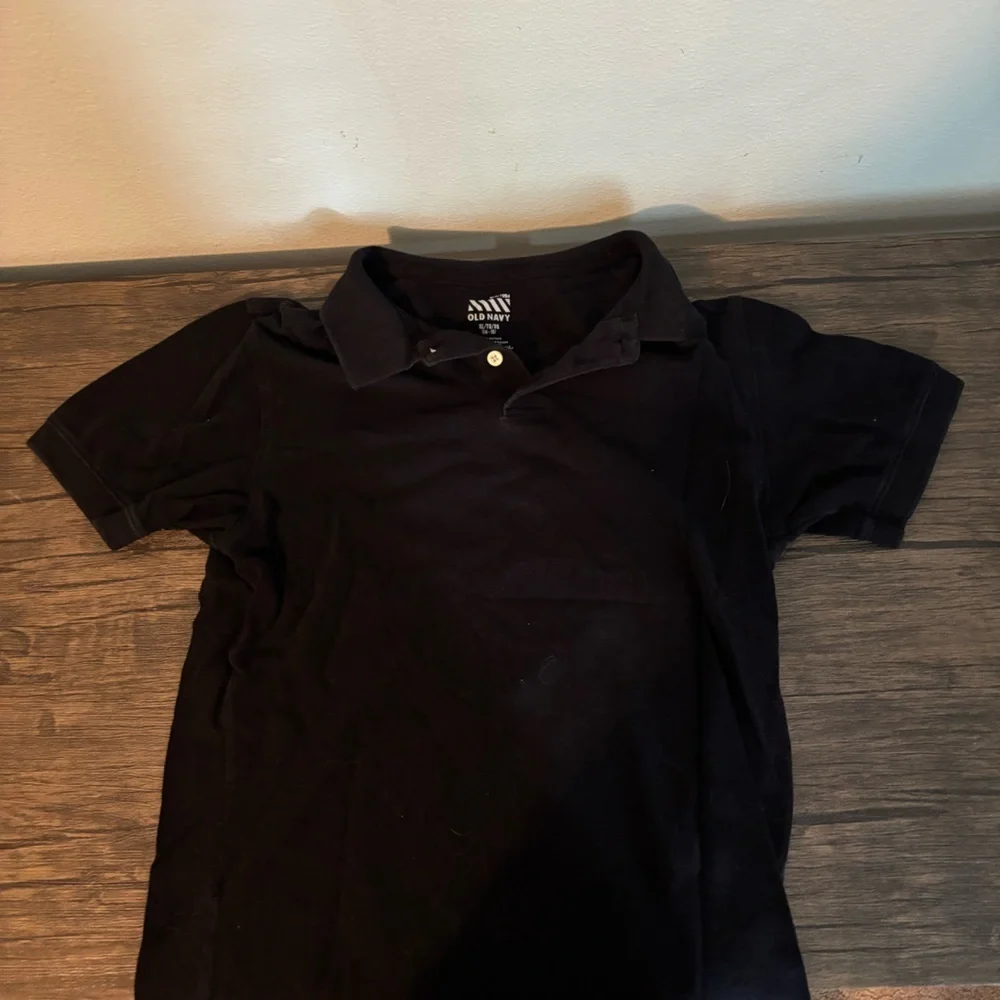 Old Navy Boys Black Polo Shirt